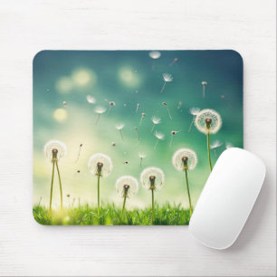 Flytande Dandelion Seedlings Musmatta