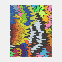 Flytande droppfärgad Groovy Rand Trippy Mönster