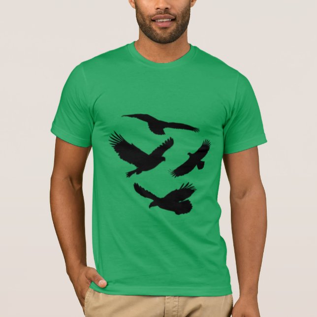 Flytande Eagle T-Shirt (Framsida)
