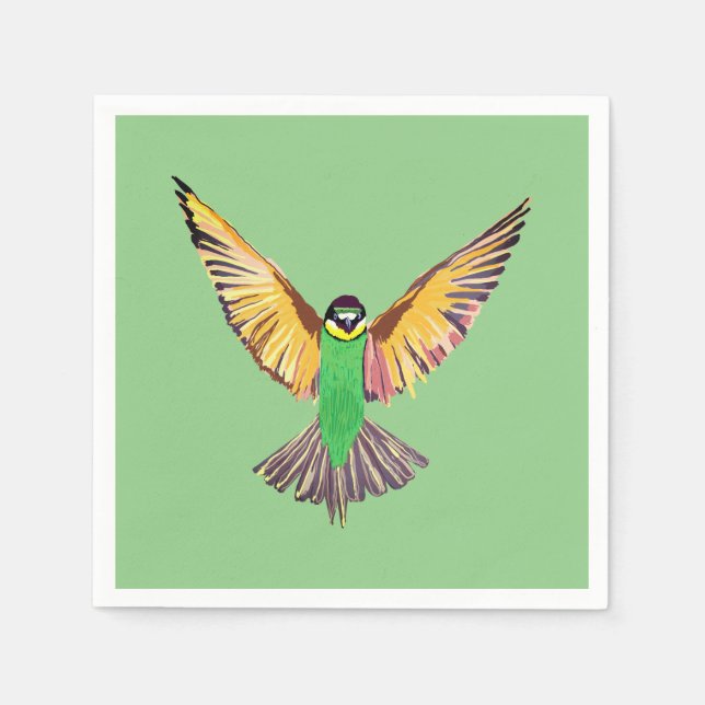 Flytande fåglar pappersservett (Framsidan)