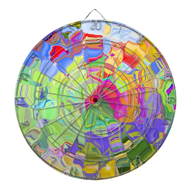 Flytande Färg Dart Board Darttavla (Framsidan)