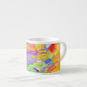 Flytande Färg Espresso Mugg Espressomugg