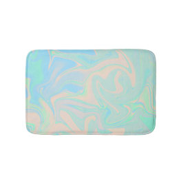 Flytande faux holografiska iridescent struktur badrumsmatta