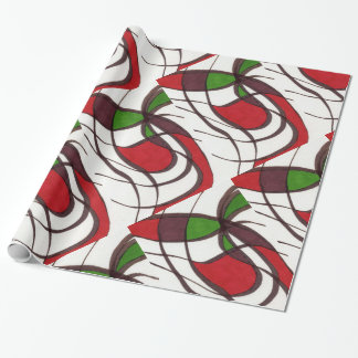 "Flytande fiskstor" Abstrakt Papper figursättning Presentpapper