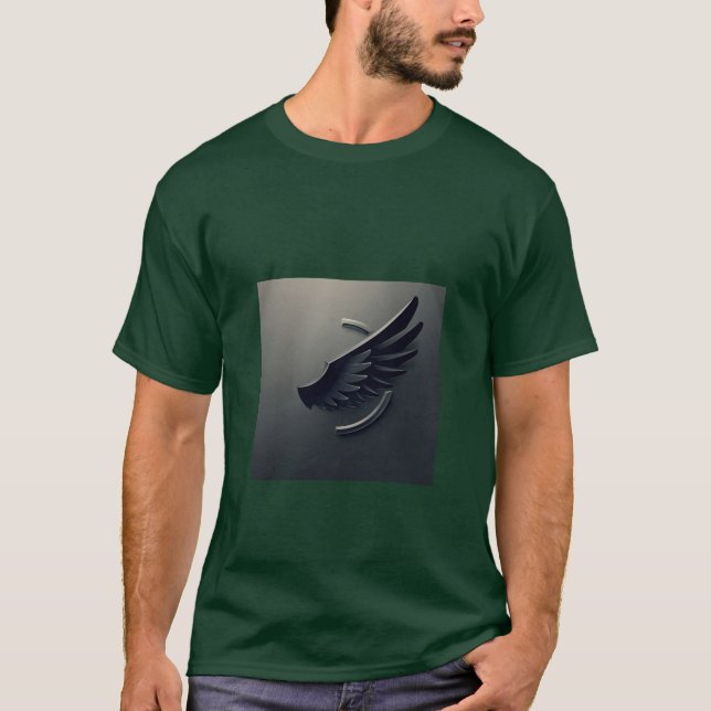 Flytande fjädrar-t-shirt t shirt (Framsida)