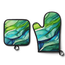 Flytande formulär i grönt och bläck