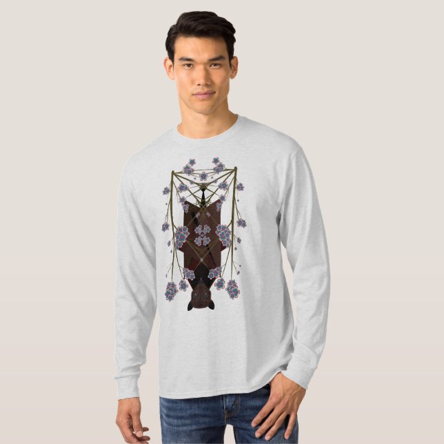 Flytande Fox Unisex Långärmad Shirt T (Hel framsida)