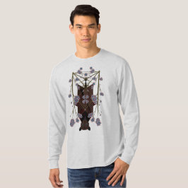 Flytande Fox Unisex Långärmad Shirt T Shirt