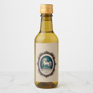 Flytande funny Sticker Namn Party Flaska Gin Unico Vinetikett