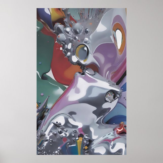 Flytande Futurism Poster (Framsidan)