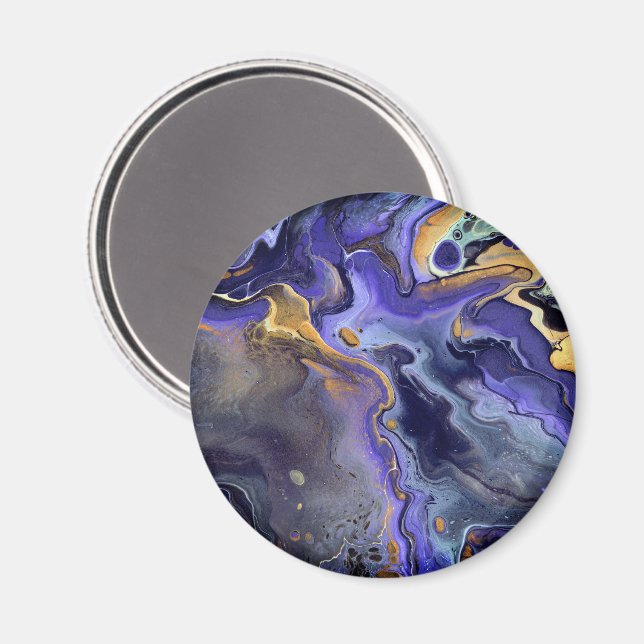 Flytande Galaxy 1 Magnet (Front/Back)