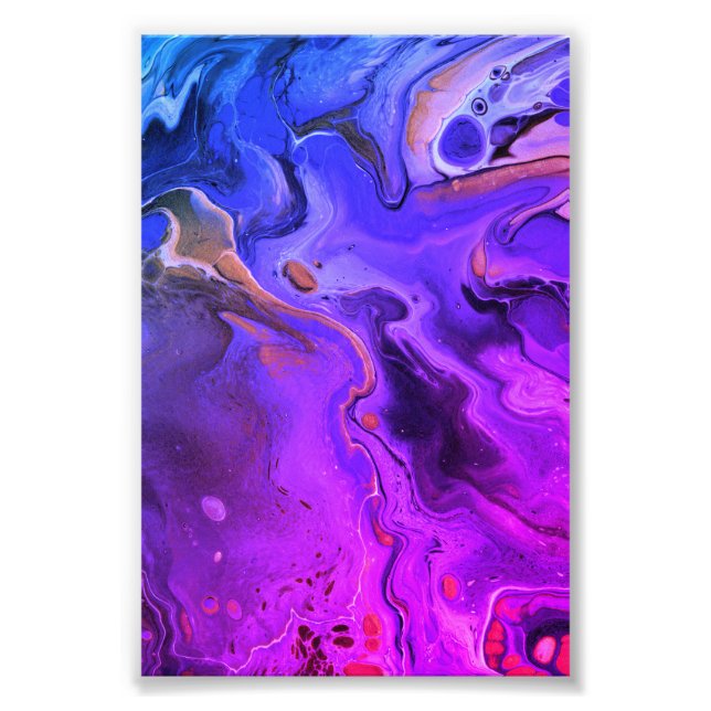 Flytande Galaxy 3 Fototryck (Framsidan)