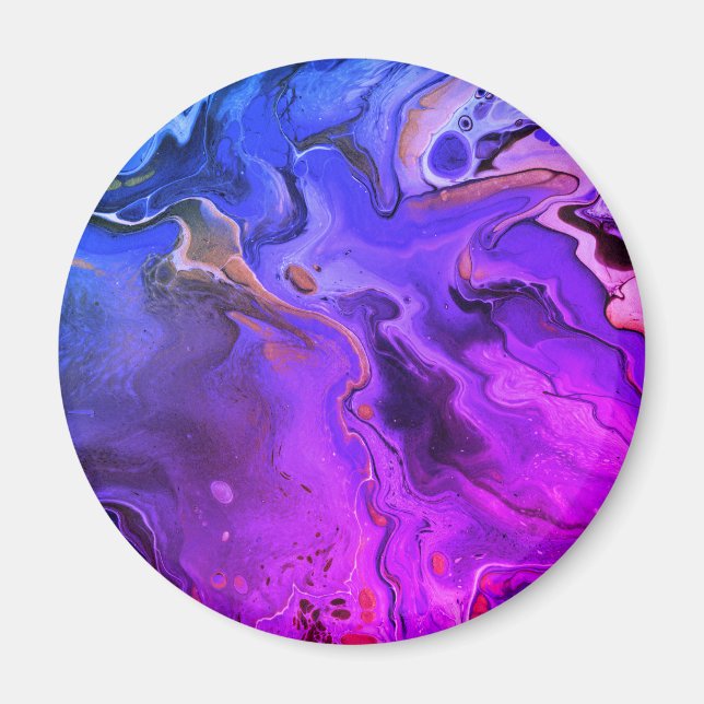 Flytande Galaxy 3 Magnet (Framsidan)