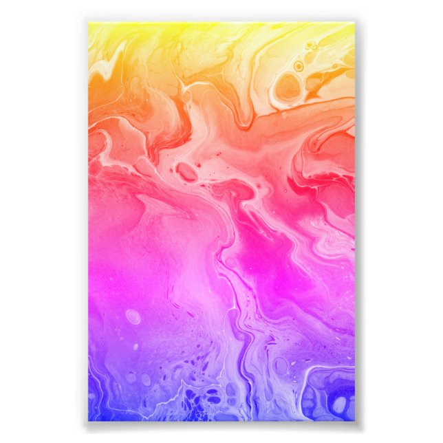 Flytande Galaxy 4 Fototryck (Framsidan)