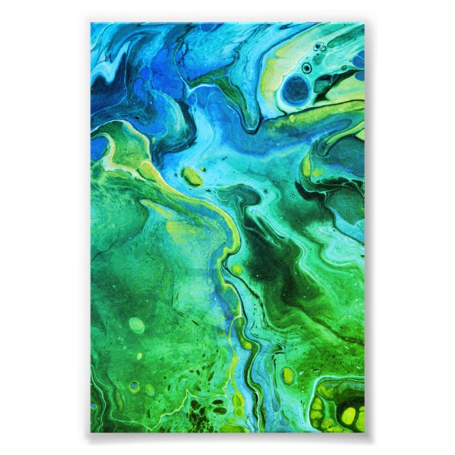 Flytande Galaxy 5 Fototryck (Framsidan)