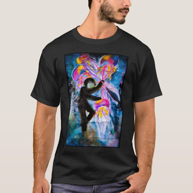 Flytande genom drömmar. t shirt (Framsida)