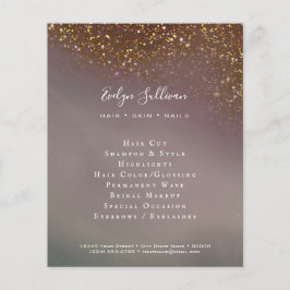 Flytande glitter flygblad