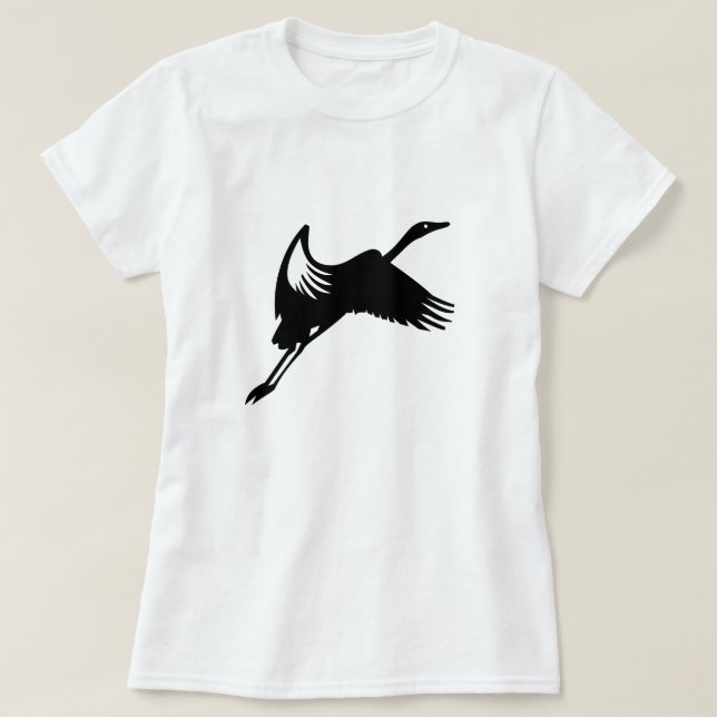 Flytande Goose T-Shirt (Design framsida)