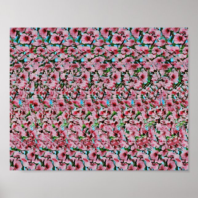 Flytande gris - Gömt 3D-utskrift Poster (Framsidan)