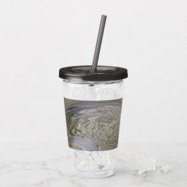 Flytande Guld Akryl Häll Tumbler Take Away Mugg