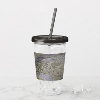 Flytande Guld Akryl Häll Tumbler Take Away Mugg