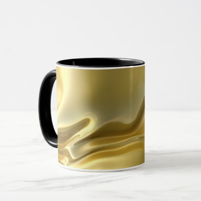 Flytande Guld Digitaltryck Mugg (Framsida vänster)