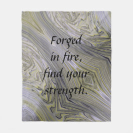 Flytande Guld Fleece Blanket