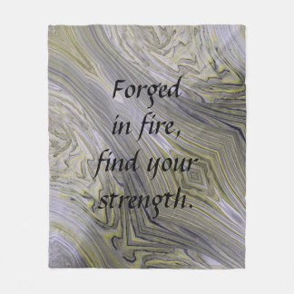 Flytande Guld Fleece Blanket