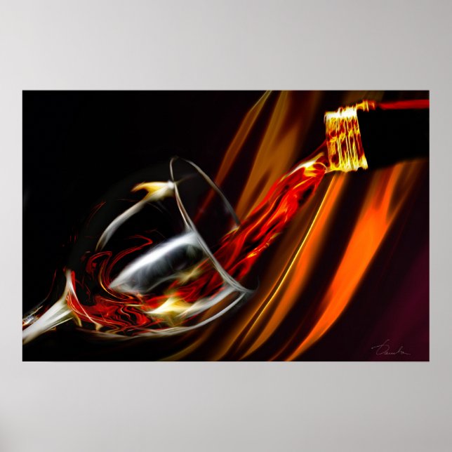 flytande guld poster (Framsidan)