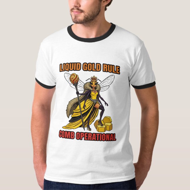Flytande Guld Regel Kam Operativ T Shirt (Framsida)