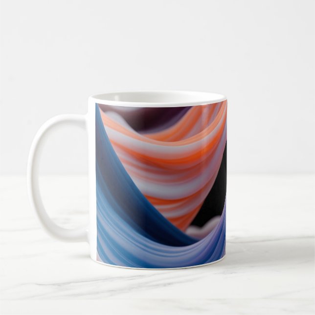 Flytande harmoni kaffemugg (Vänster)