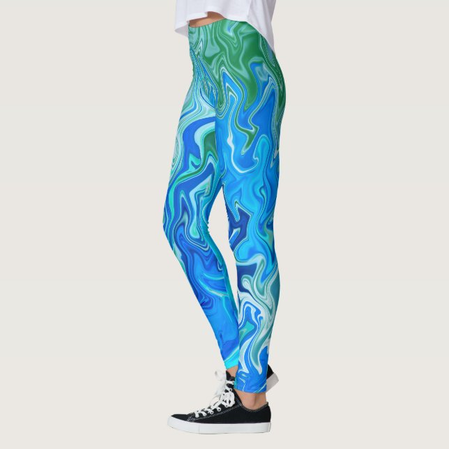 Flytande hav..... leggings (Vänster)