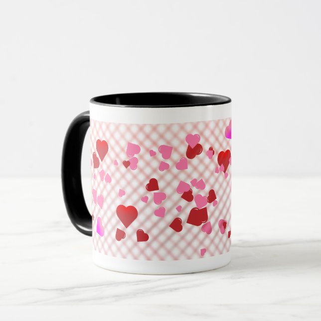 "Flytande hjärtan" kaffekopp (Framsida vänster)