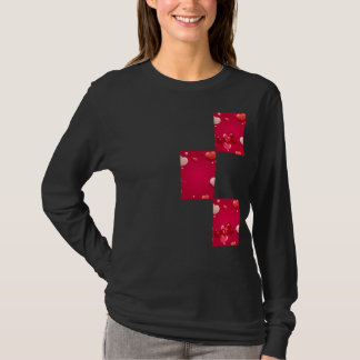 Flytande hjärtballongdesign – Alla hjärtans dag T Shirt