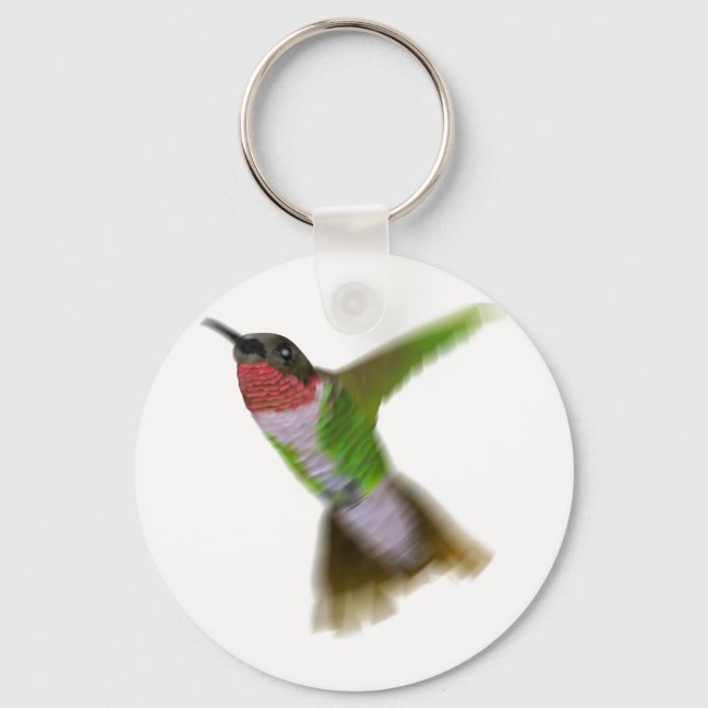 Flytande Hummingbird Nyckelring (Framsida)