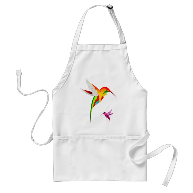 Flytande hummingfåglar förkläde (Framsidan)