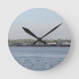 Flytande hus rund klocka