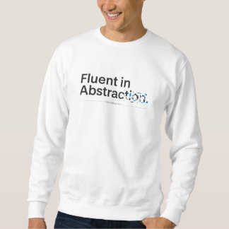 Flytande i Abstraktion Minimalistisk Kodningskonce Lång Ärmad Tröja