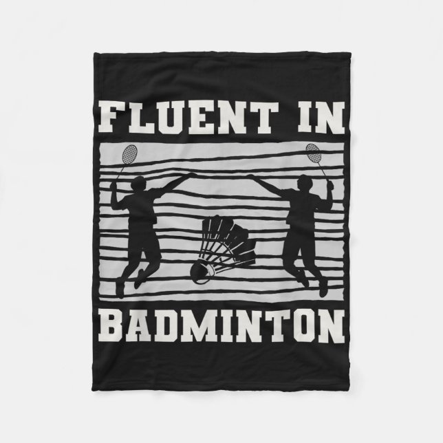 Flytande i badminton shuttle rackets kul  fleecefilt (Framsidan)