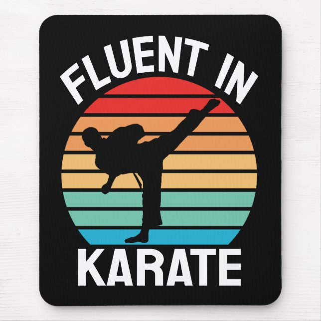 Flytande i karate Rolig karate Musmatta (Framsidan)