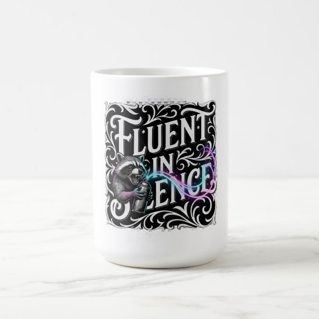 Flytande i Tystnad Långärmad Kaffemugg (Center)