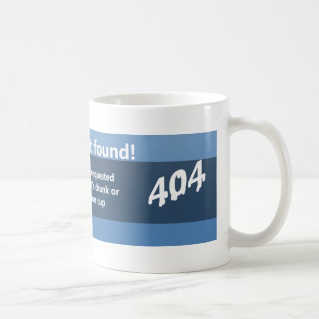 Flytande inte fann 404 kaffemugg (Höger)