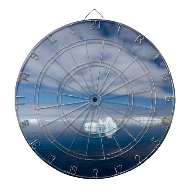 Flytande is i Antarctica Darttavla (Framsidan)