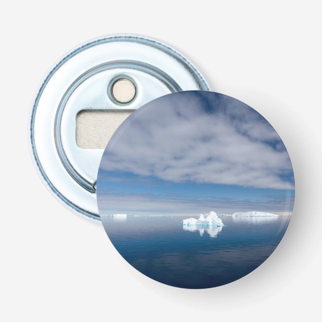 Flytande is i Antarctica Flasköppnare (Framsidan)