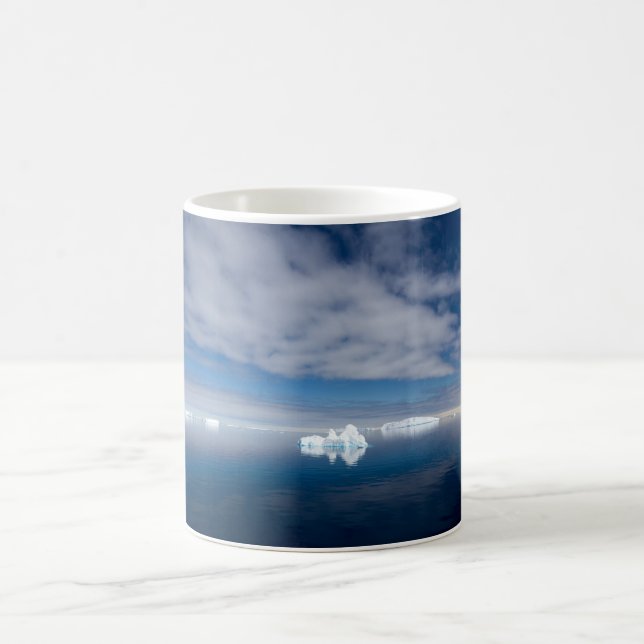 Flytande is i Antarctica Kaffemugg (Center)