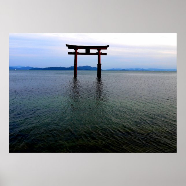 Flytande japansk tori poster (Framsidan)