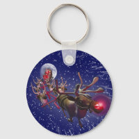 Flytande Jultomten Red Nposed Reindeer
