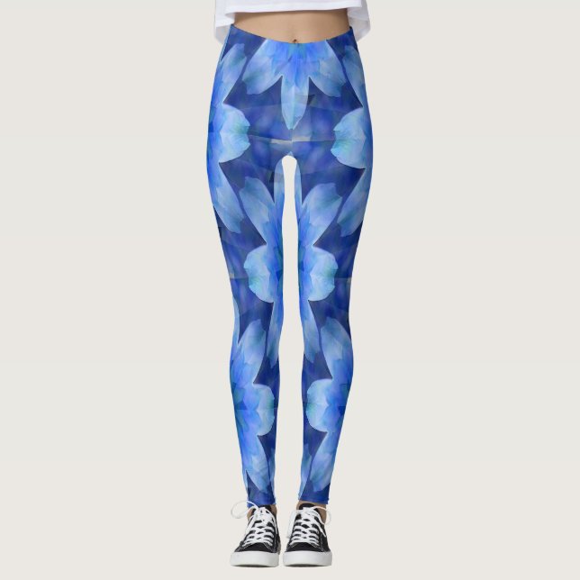 Flytande kärlek en Bleu..... Leggings (Framsida)