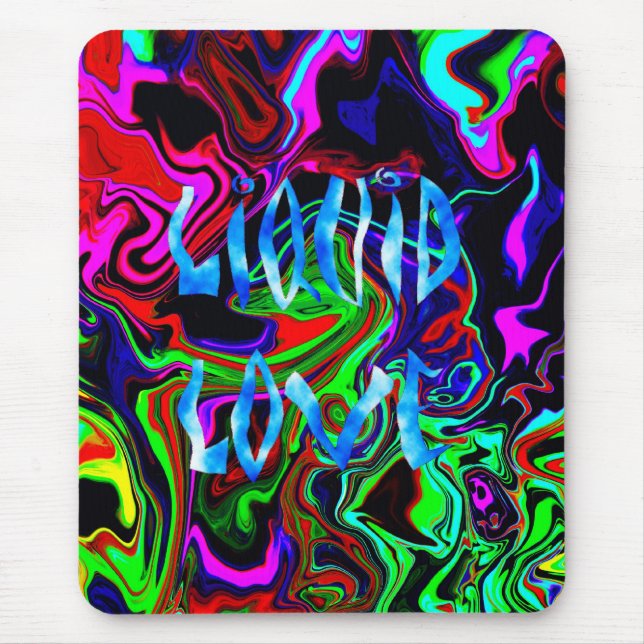 Flytande Kärlek ~ Mousepad Musmatta (Framsidan)