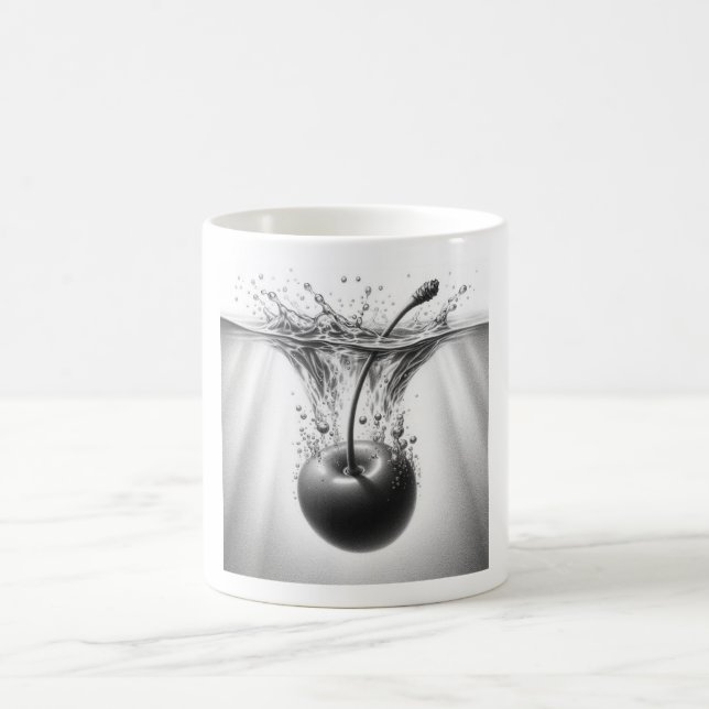 Flytande körsbärMug Kaffemugg (Center)